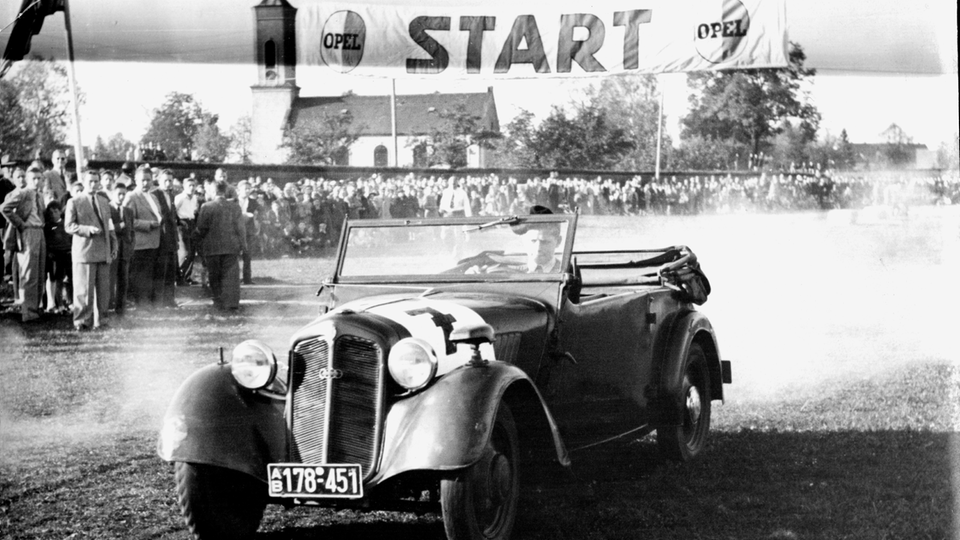 Johann Abt bei einem Rennen 1959 Johann Abt bei einem Rennen 1959