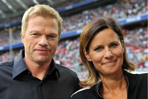 Oliver Kahn und Katrin Müller-Hohenstein