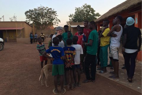 Katrin Rohde begann ihre Arbeit Ouagadougou mit kriminellen Straßenjungen.