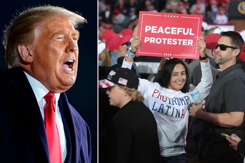 US-Wahl: Ironisches Werbeplakat weist Trump-Fans in Iowa den Weg
