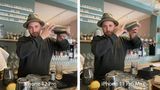 Porträtmodus bei Tageslicht: Bewegungen wie das Schütteln eines Cocktailshakers können beide Smartphones nicht perfekt einfangen.