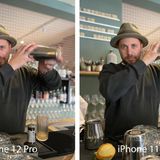 Porträtmodus bei Tageslicht: Bewegungen wie das Schütteln eines Cocktailshakers können beide Smartphones nicht perfekt einfangen.