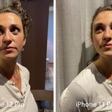 Das iPhone 12 Pro und das iPhone 11 Pro Max im Vergleich. Zunächst haben wir die "normale" Weitwinkelkamera für ein Porträt im Kunstlicht getestet. Auffällig: Das iPhone 12 zeichnet harte Kontraste durch Schatten im Gesicht etwas weicher, zudem wirkt der Hautton "gesünder". Professionelle Fotografen sind nicht immer Fans dieser Nachbearbeitungen, doch eine Blitzumfrage auf der Straße zeigte - 8 von 10 Menschen bevorzugen die Fotos des iPhone 12. Insofern scheint Apple in dieser Hinsicht alles richtig gemacht zu haben.