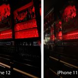 Größer sind die Unterschiede im Ultraweitwinkel. Schon bei 100 Prozent erkennt man Unterschiede, weil das Ultraweitwinkel nun auch den Nachtmodus unterstützt. Noch sichtbarer sind die Unterschiede wenn ...