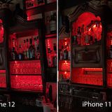 Aufnahme mit der Weitwinkelkamera: In puncto Detailgrad liegen beide Smartphones gleichauf, die Lichtstimmung ist jedoch leicht verschieden.