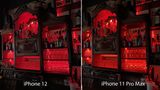 Aufnahme mit der Weitwinkelkamera: In puncto Detailgrad liegen beide Smartphones gleichauf, die Lichtstimmung ist jedoch leicht verschieden.