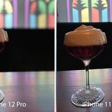 Porträt eines Objekts im Gegenlicht: Der Schaum auf dem Cocktail hat beim iPhone 12 Pro deutlich mehr Zeichnung als beim Vorgängermodell.