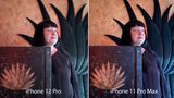 Bei mehr Umgebungslicht fallen die Unterschiede geringer aus. Beim iPhone 12 erkennt man, dass der Fokus ganz klar auf dem Gesicht liegt, Vorder- und Hintergrund sind unschärfer. Das gelingt beim 11 Pro Max nicht ganz so trennscharf, auch dieses Foto ist aber mehr als vorzeigbar.