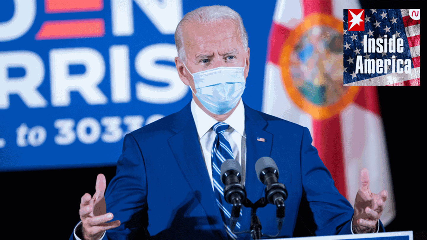 Joe Biden, hier bei einer Wahlveranstaltung in Florida, hat deutlich mehr Geld in der Wahlkasse, was sich auch in der Anzahl der von seinem Team geschalteten Werbespots zeigt