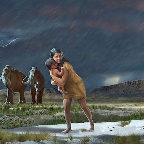 Der Schlamm hat die Spuren 13.000 Jahre lang bewahrt.