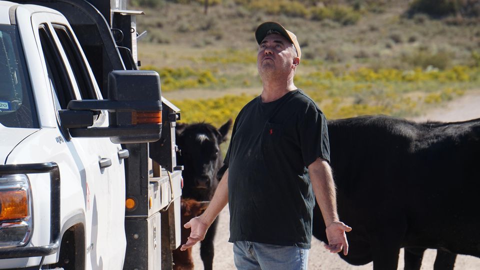 Brett Hall auf seiner Ranch Brett Hall auf seiner Ranch