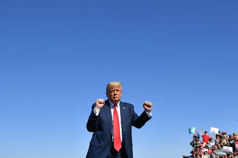 Trump auf einer Wahlkampfveranstaltung in Prescott, Arizona
