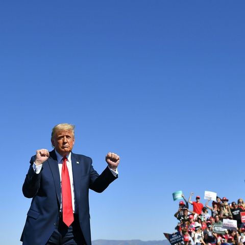 Trump auf einer Wahlkampfveranstaltung in Prescott, Arizona