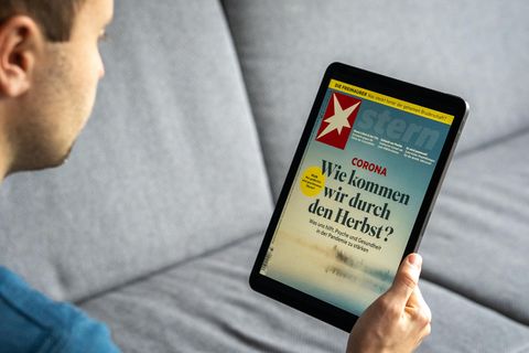 Mit 10,9 Zoll Bildschirmdiagonale eignet sich das iPad Air prima zum Lesen von digitalen Zeitschriften.