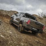 Der Allradantrieb hilft bei der Traktion