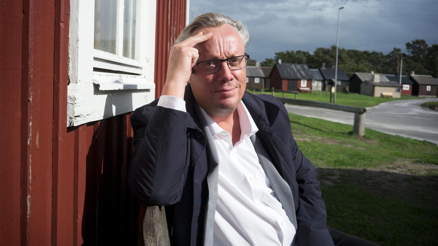 Portrait von Jonas Jonasson in Tofta auf der schwedischen Insel Gotland.