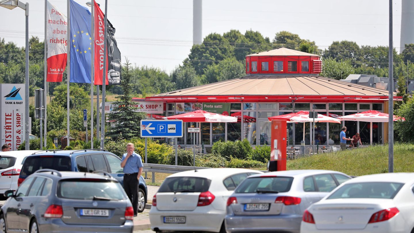 Autobahn-Raststätte