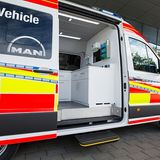 Der Preis des MAN Corona Testmobil beträgt rund 600.000 Euro