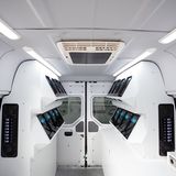 Der Innenraum ist nach seuchenrelevanten Parametern gestaltet