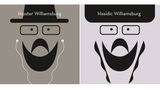 Bild 1 von 4 der Fotostrecke zum Klicken:   Hipster gibt es in Williamsburg im Überfluss. Die Gruppe ist schwer zu definieren, aber leicht an Gesichtsbehaarung, Eitelkeitsbrillen und Kopfhörern zu erkennen.  Schon lange sind in diesem Stadtteil auch orthodoxen Juden zu Hause, mit Schläfenlocken, Bart und Pelzhut, dem Schtreimel.