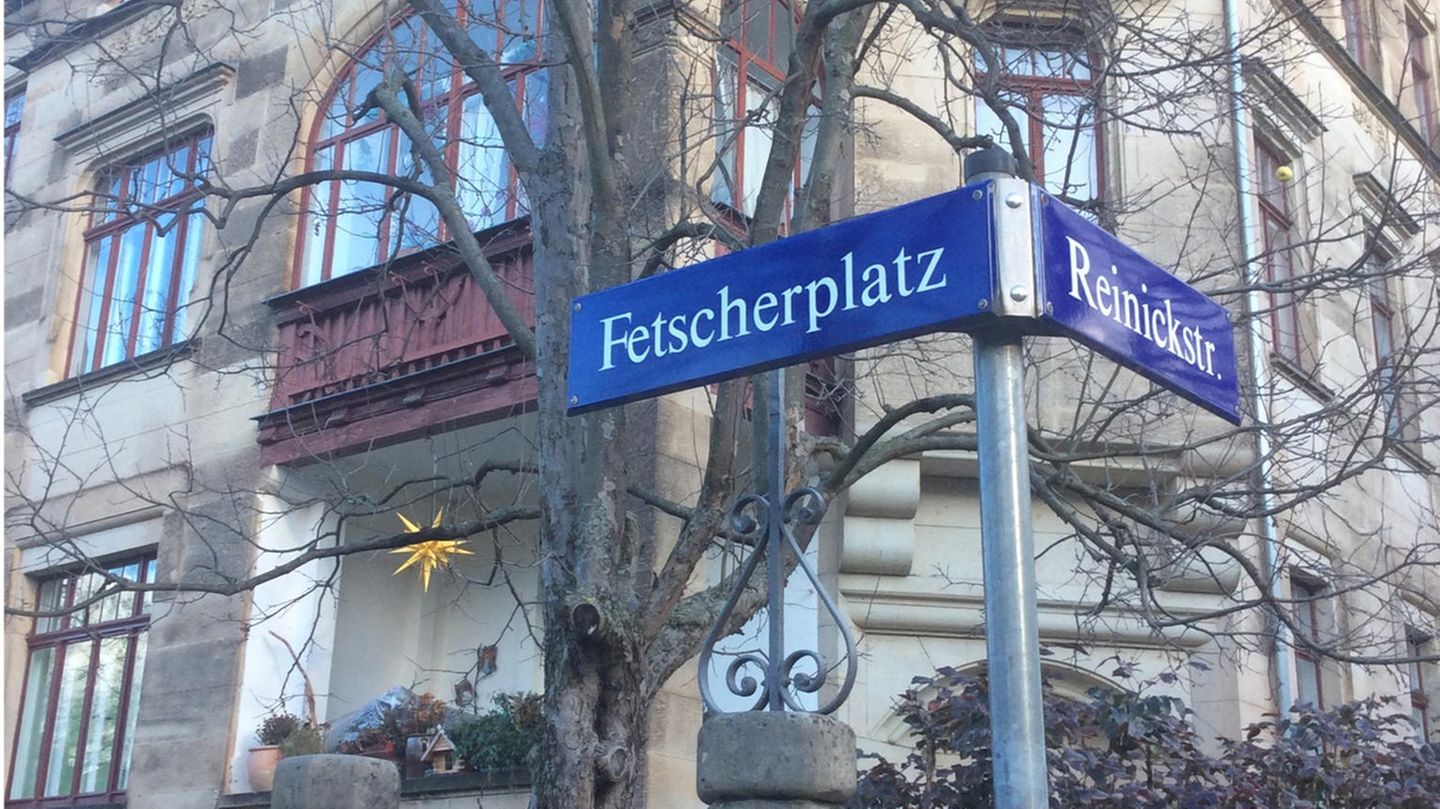 Der Fetscherplatz in Dresden Der Fetscherplatz in Dresden
