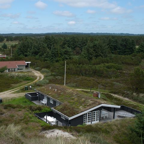Ferienhäuser in Henne Strand, einem Ferienort an der dänischen Westküste, nördlich von Esbjerg