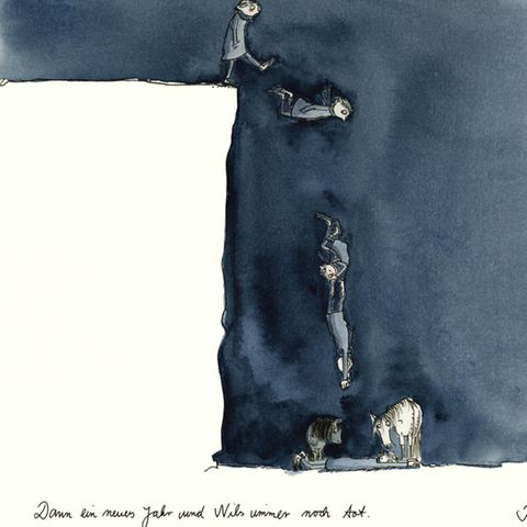"Dann ein neues Jahr und Nils ist immer noch tot": Melanie Garanin verarbeitet in den Illustrationen von "Nils" den Tod ihres Sohnes