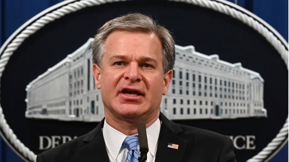 Christopher Wray, Direktor des Federal Bureau of Investigations (FBI) Christopher Wray, Direktor des Federal Bureau of Investigations (FBI)