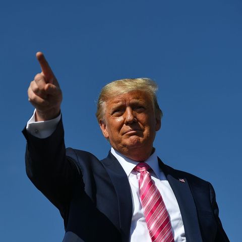 US-Präsident Donald Trump während einer Wahlkampfveranstaltung