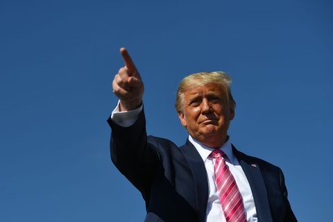 US-Präsident Donald Trump während einer Wahlkampfveranstaltung