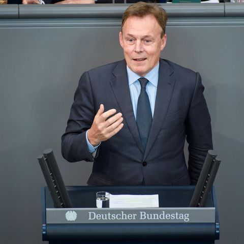 Thomas Oppermann (SPD), Bundestagsabgeordneter, spricht 2018 im Bundestag