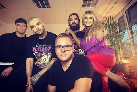 Tokio Hotel waren zu Gast bei "Late Night Berlin" - Heidi Klum saß im Publikum