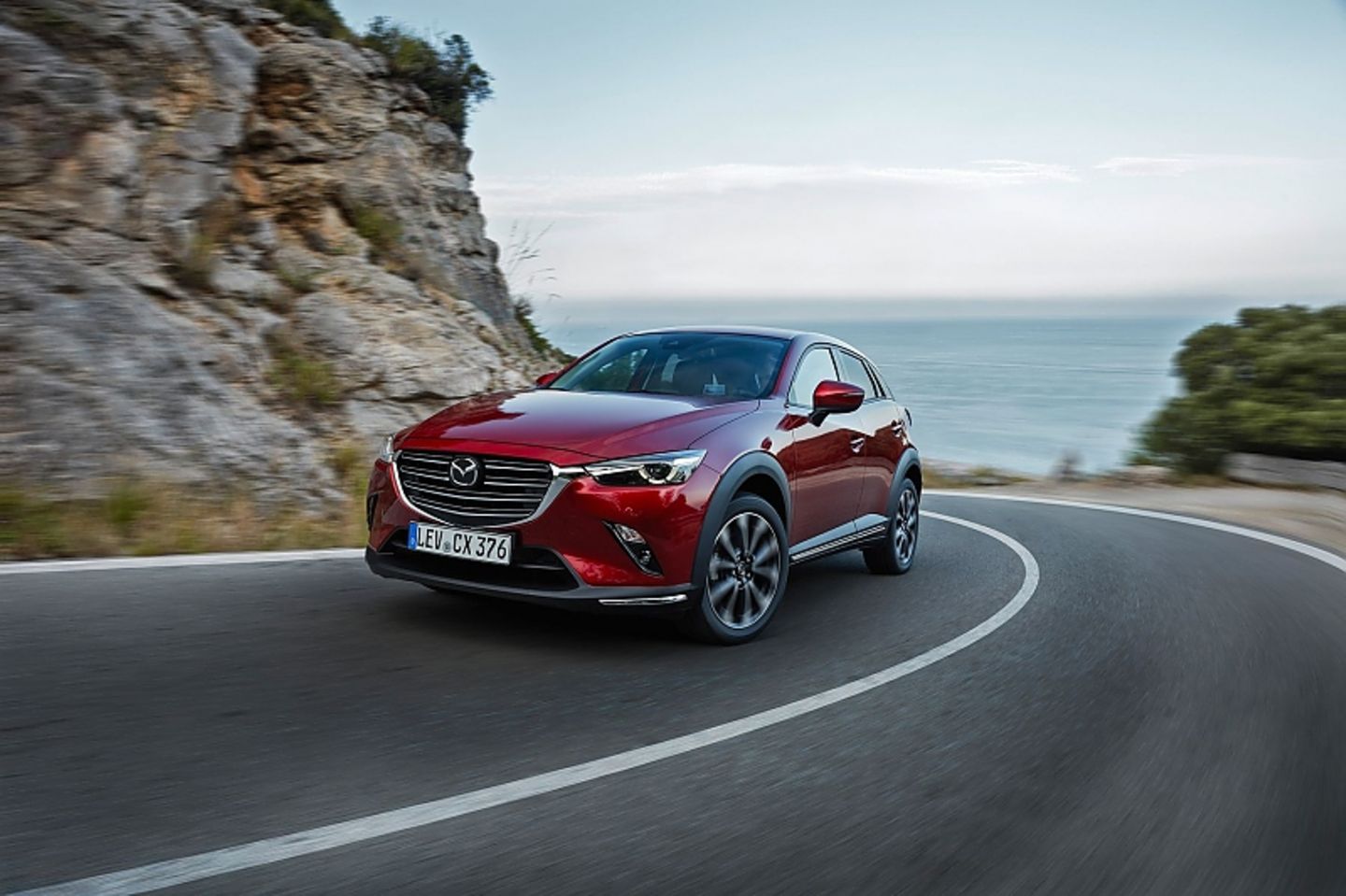 Der Mazda CX-3 macht auch auf Landstraßen Spaß