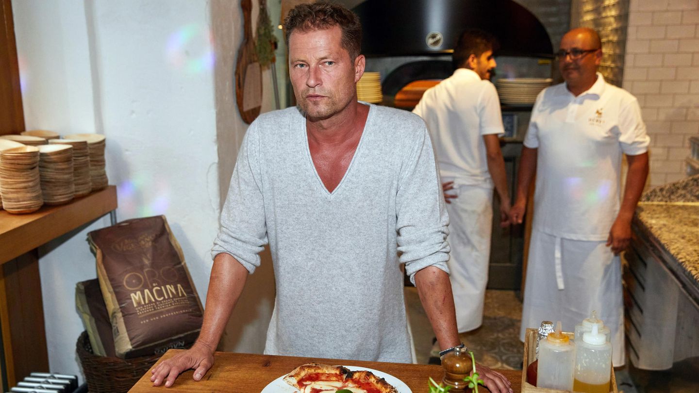 Til Schweiger in seinem Restaurant "Barefood Deli"