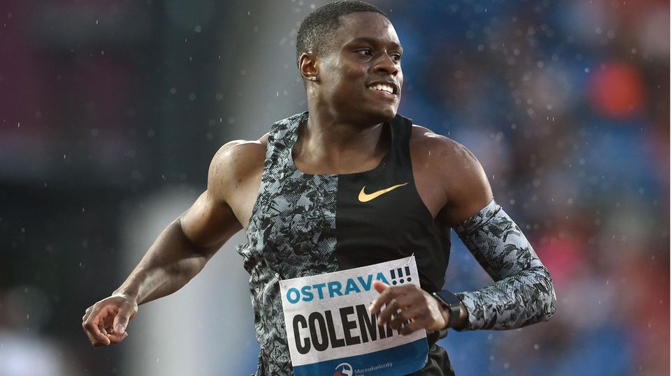 Der Favorit auf den Olympia-Sieg im Hundert-Meter-Sprint im nächsten Jahr ist vorerst gesperrt: Christian Coleman