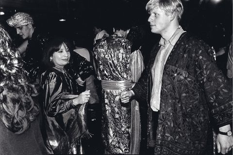 Der junge Boris Johnson, schon damals unverkennbar, beim „Sultans Ball“ 1986 im Rathaus von Oxford