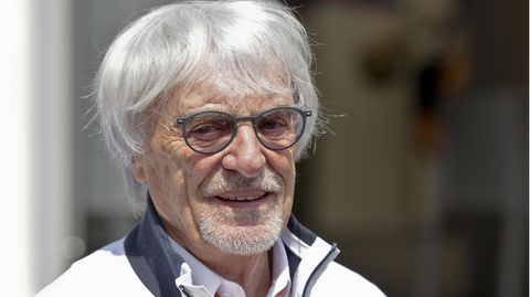 Bernie Ecclestone erfreut ist auch im höchsten Alter bester Gesundheit