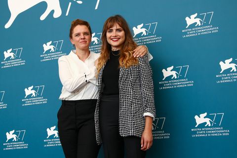 Julia von Heinz (l), Regisseurin aus Deutschland und Mala Emde, Schauspielerin aus Deutschland