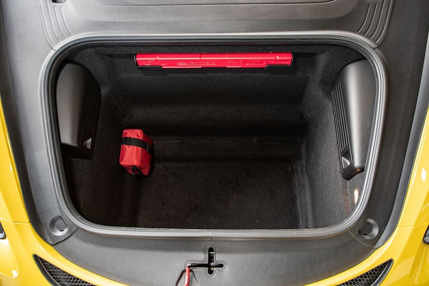 Der Kofferraum vorne fasst 150 Liter