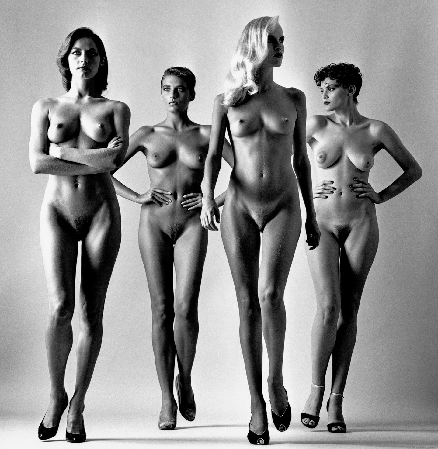Sie kommen, naked, French "Vogue", Paris 1981