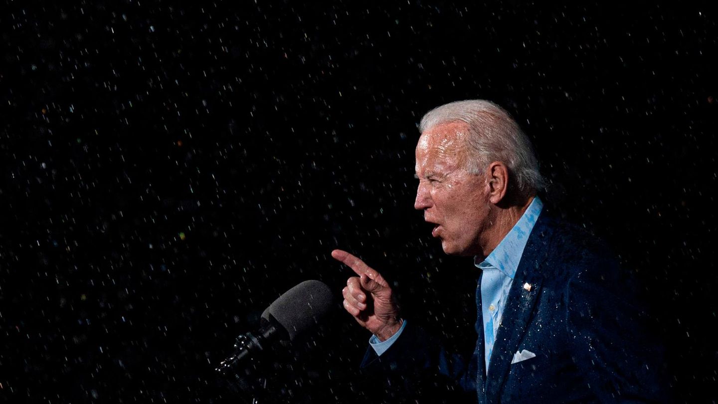 Fernduell in Florida: Biden teilt gegen Trump aus