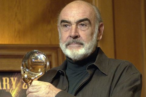 Sean Connery bei einer Preisverleihung in Prag