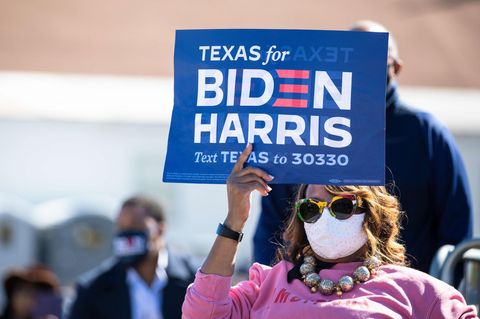 Sollte der Demokrat Biden den US-Bundesstaat Texas gewinnen, wäre das eine Sensation