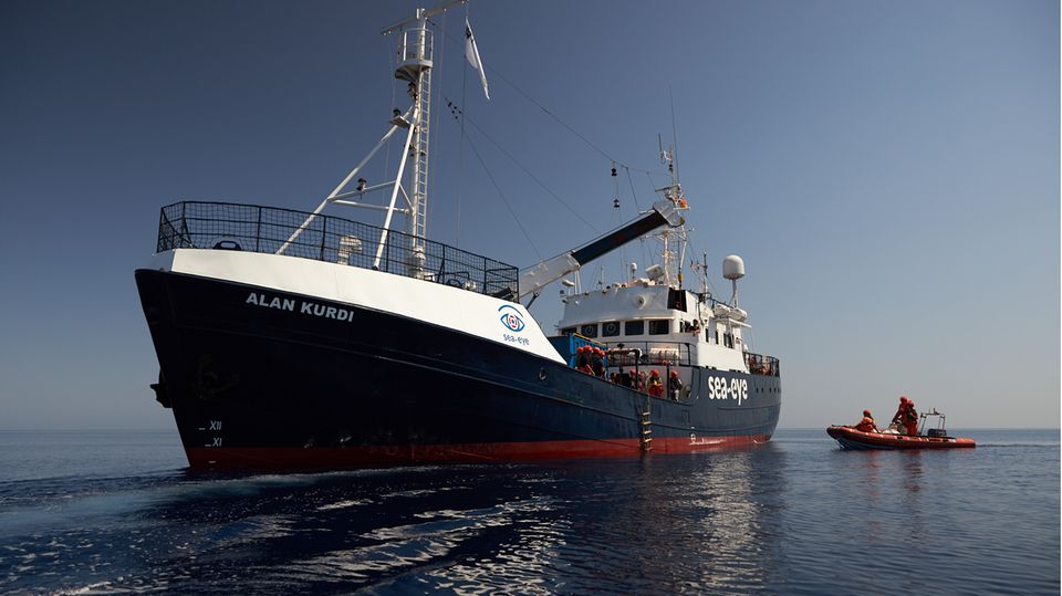Der Post legt nahe, der Attentäter sei von der "Alan Kurdi" nach Lampedusa gebracht worden.