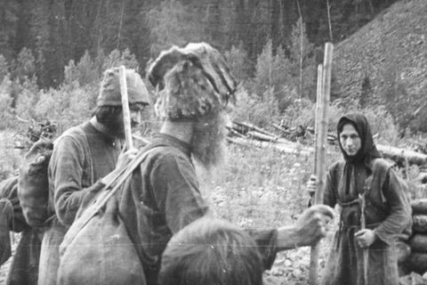 So lebten die Lykovs zur Zeit ihrer Entdeckung Ende der 1970er.