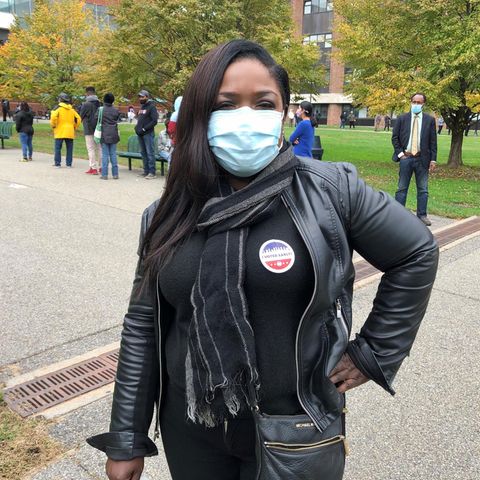 Angst geht um unter den Demokraten: Krankenschwester Gloria Thomas hat gewählt