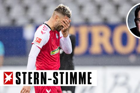Da mag man gar nicht mehr hinschauen. Freiburgs Vincenzo Grifo im Spiel gegen Leverkusen