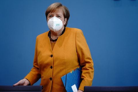 Bundeskanzlerin Angela Merkel (CDU) gibt am 2. November in Berlin eine Pressekonferenz