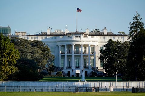 Das Weiße Haus in Washington, Wohnsitz des US-Präsidenten