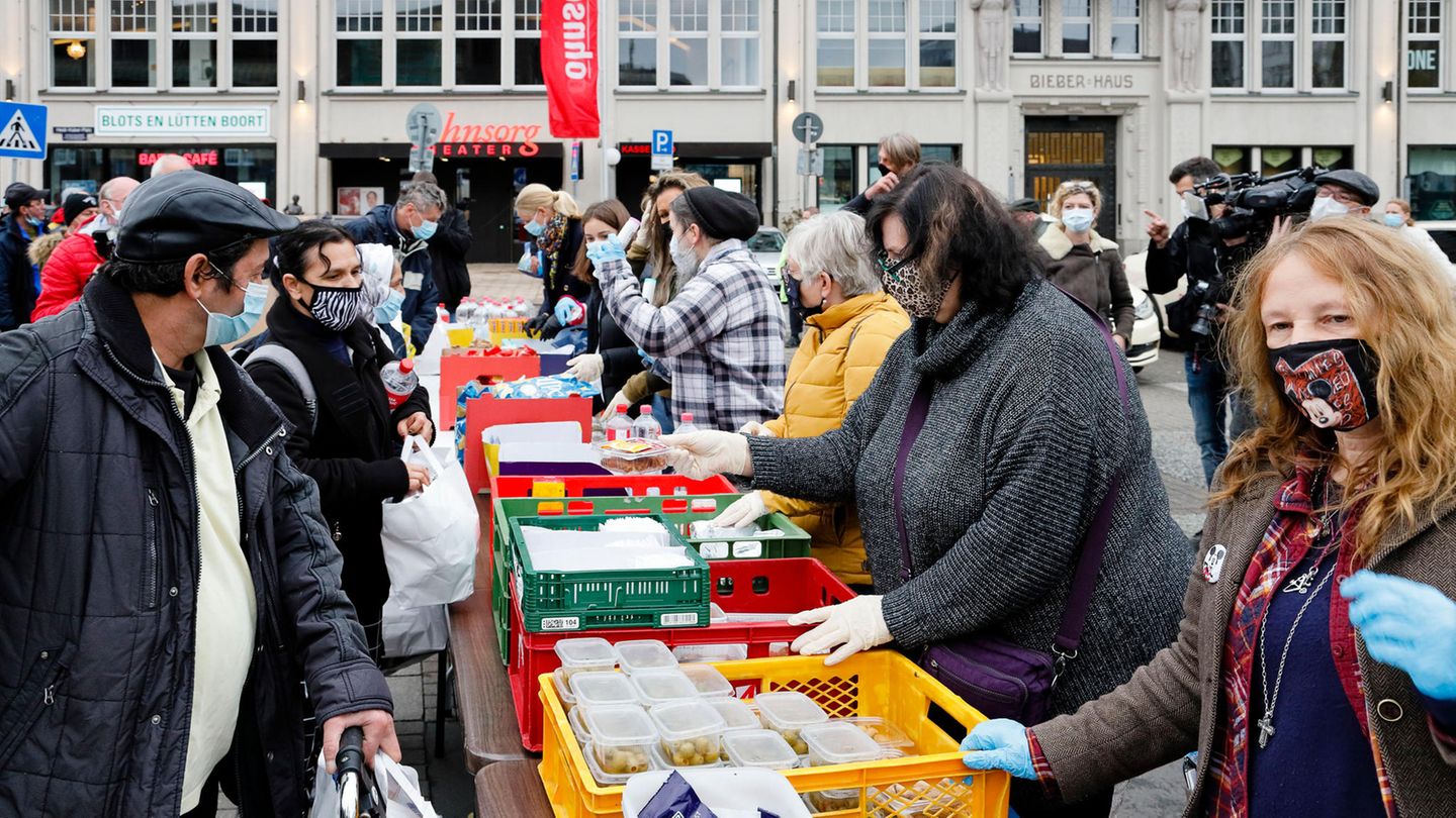 Lebensmittel und andere Artikel als Spenden